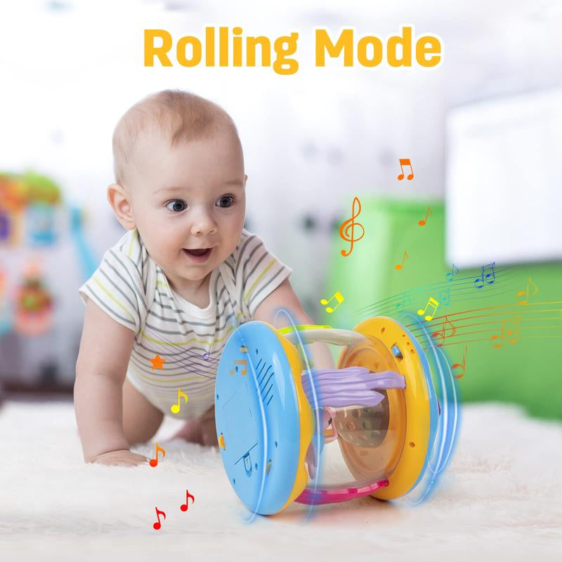 Vanmor Musical Ocean Toys with Lights for Toddlers Aged 1-3, Interactive Talking and Rotating Gifts for Children