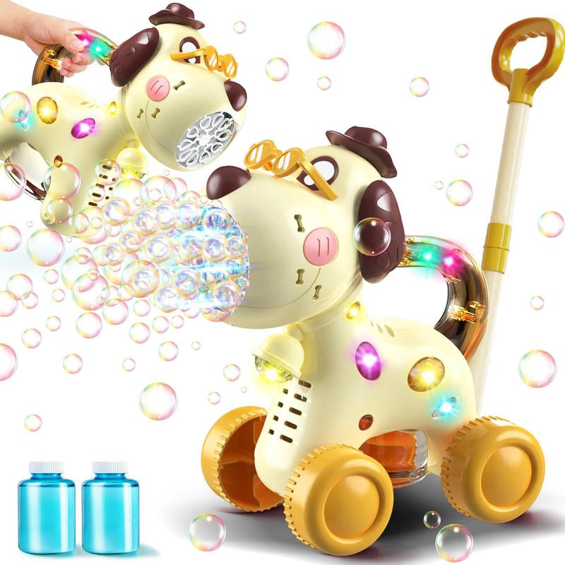 Automatic Bubble Machine for Children: Rechargeable Dog and Giraffe Bubble Maker for Boys and Girls - Ideal for Birthdays and Holiday Celebrations
