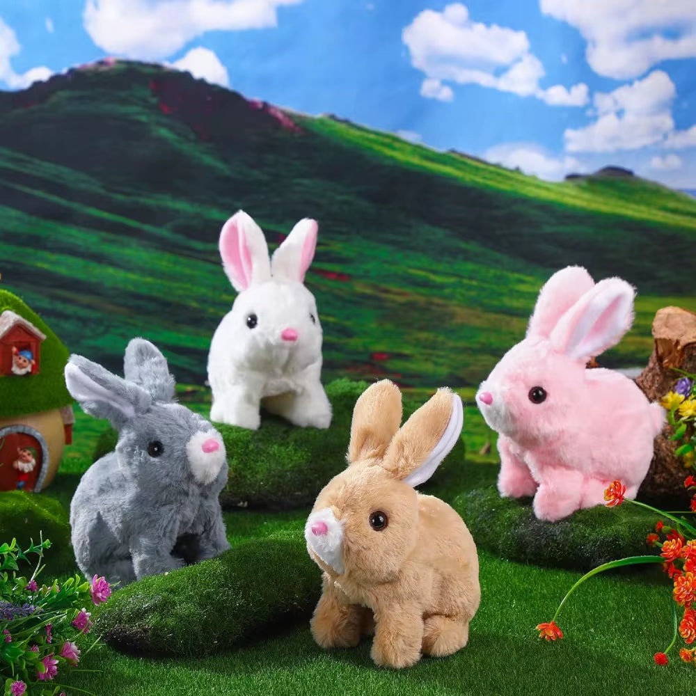 Interactive Electronic Rabbit Plush Toy with Music and Movement - Ideal Easter Gift for Children