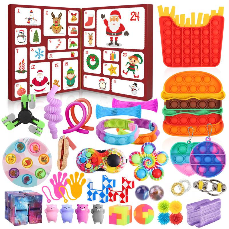 2025 Advent Calendar for Boys and Girls, 24-Day Christmas Countdown Featuring Rubber Duck Bath Toys, Ideal for Toddlers, Perfect for Christmas and Birthday Gifts