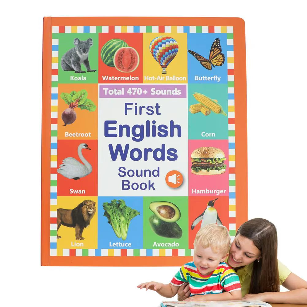 First English Words Sound Book for Early Language Development in Babies and Toddlers