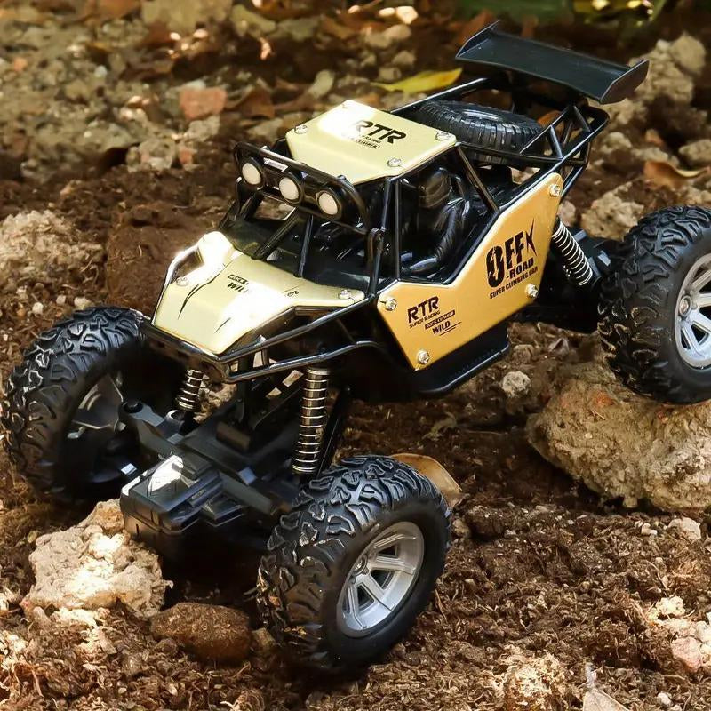 Unleash the Adventure: 1:20 All-Terrain Electric RC Car with LED Lights & Shock Absorbers - The Ultimate High-Speed Remote Control Vehicle for Kids Ages 3-8!