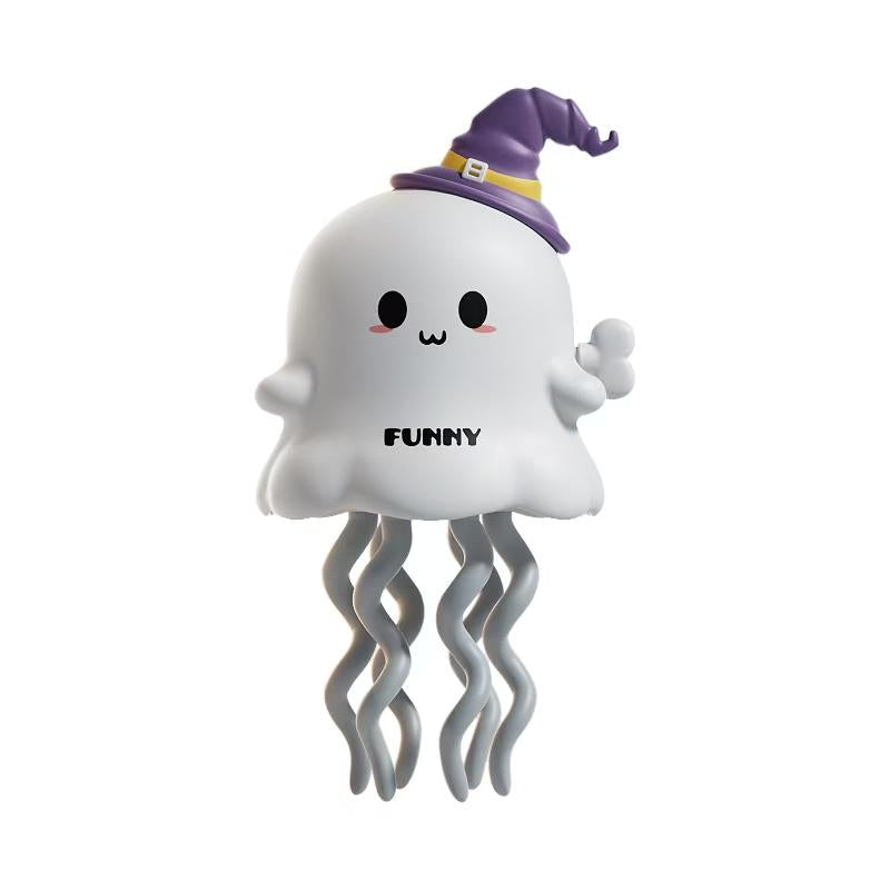 2025 Halloween Dancing Ghost Toys and Magical Cornspring Slide Christmas Elk Wind-Up Twist Toys - Creative Fidget Sensory Toys for Kids' Party Favors and Educational Use
