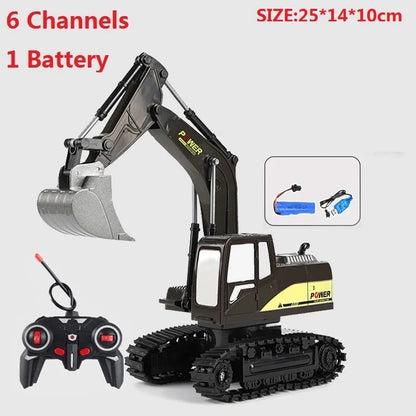Ultimate Remote Control Excavator & Dump Truck Set - Fun Electric Construction Toys for Kids!