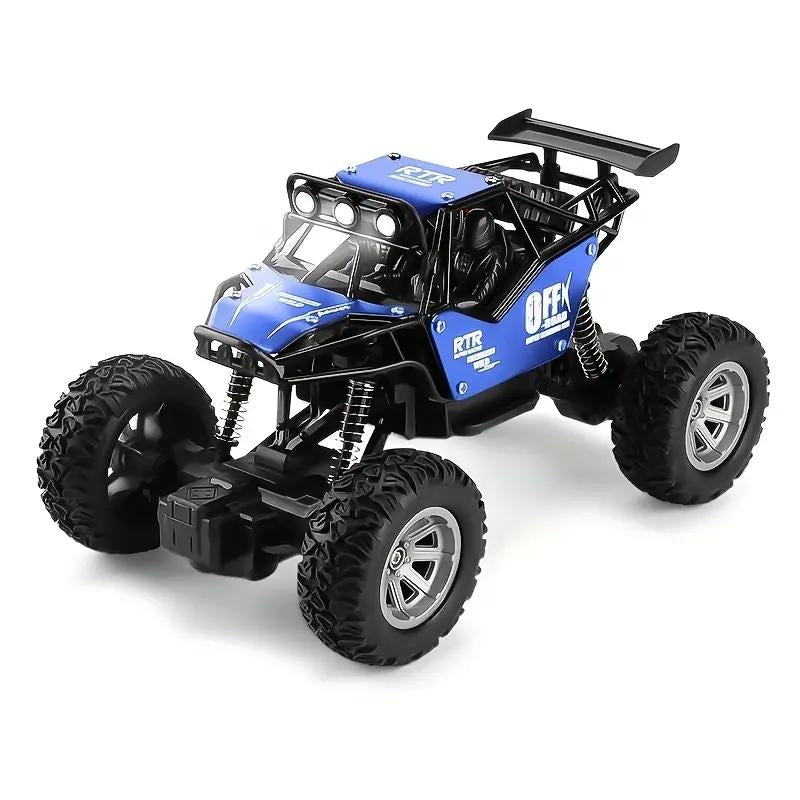 Unleash the Adventure: 1:20 All-Terrain Electric RC Car with LED Lights & Shock Absorbers - The Ultimate High-Speed Remote Control Vehicle for Kids Ages 3-8!