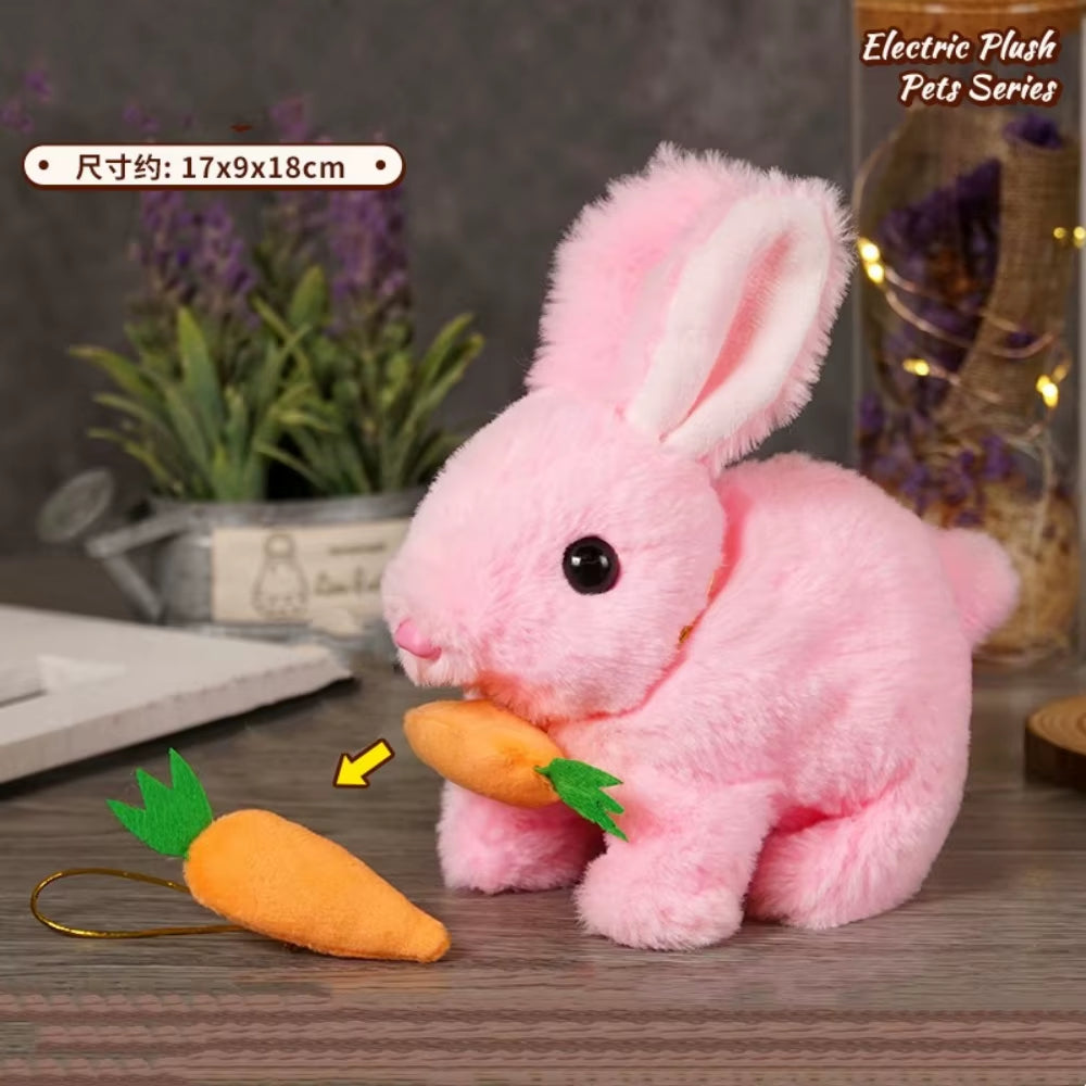 Interactive Electronic Rabbit Plush Toy with Music and Movement - Ideal Easter Gift for Children