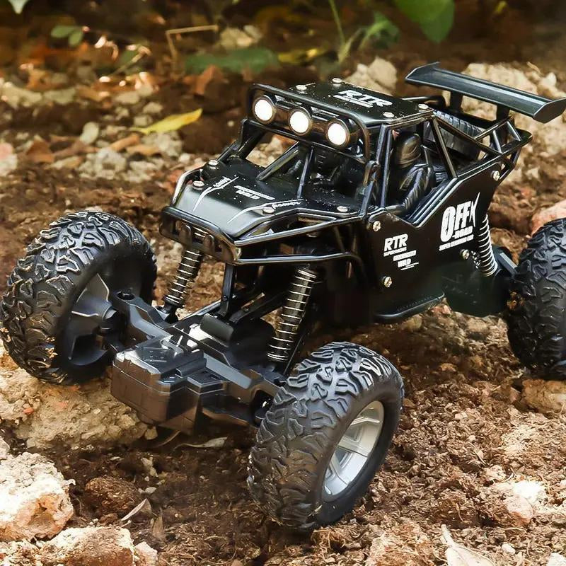 Unleash the Adventure: 1:20 All-Terrain Electric RC Car with LED Lights & Shock Absorbers - The Ultimate High-Speed Remote Control Vehicle for Kids Ages 3-8!