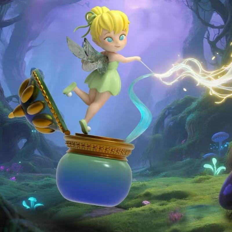 Disney Peter Pan Lost Treasure Collection Functional Surprise Box Figure - Decorative Ornaments and Practical Desk Accessories (Pen Holder/Trinket Tray), Perfect Gift for Peter Pan Enthusiasts, Ideal for Home and Office Display