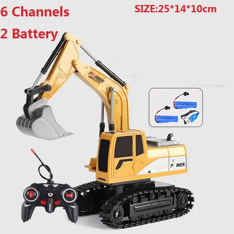 Ultimate Remote Control Excavator & Dump Truck Set - Fun Electric Construction Toys for Kids!