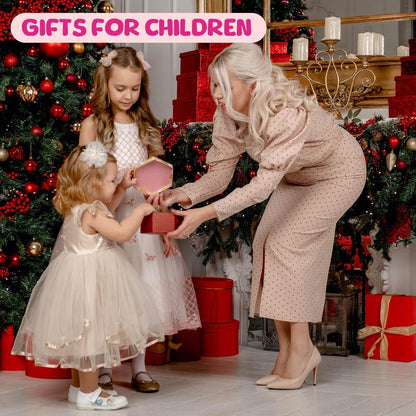 BONAOK Compact Karaoke System with Dual Microphones, Colorful LED Lighting, Four Sound Modes for Home, Car, and Travel Use