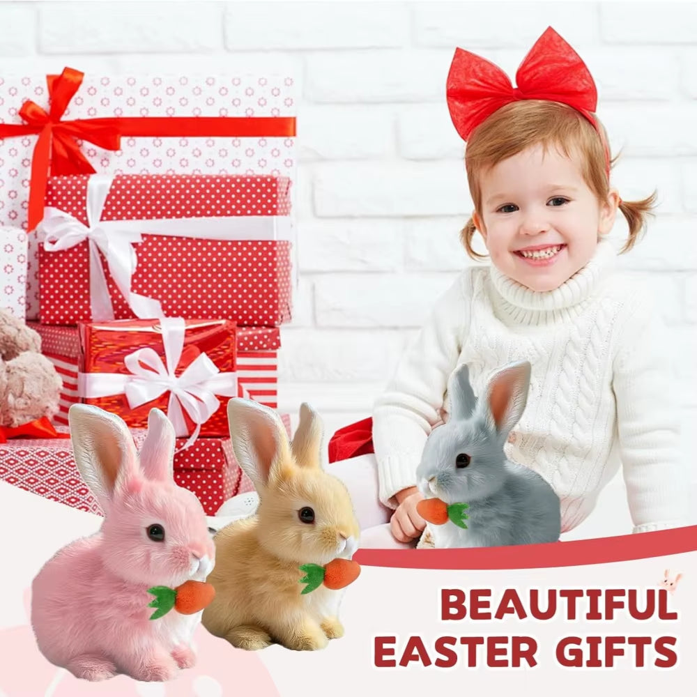 Interactive Electronic Rabbit Plush Toy with Music and Movement - Ideal Easter Gift for Children