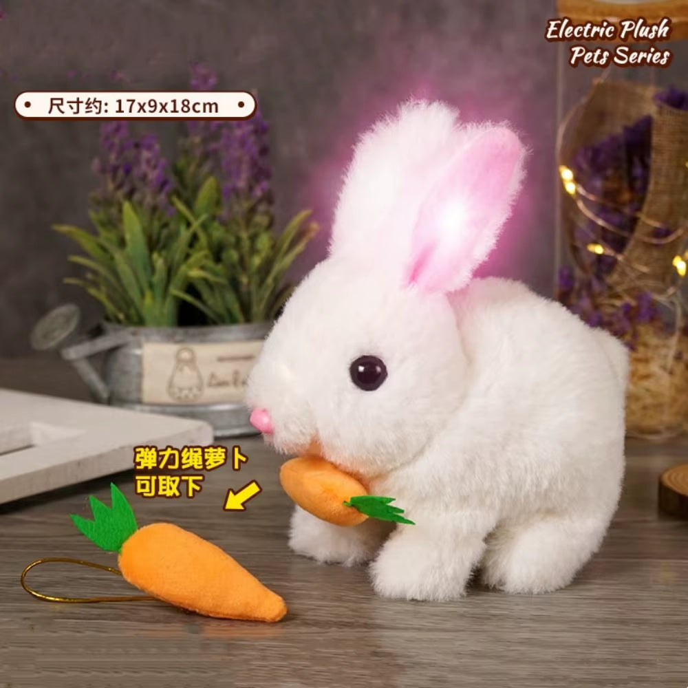 Interactive Electronic Rabbit Plush Toy with Music and Movement - Ideal Easter Gift for Children