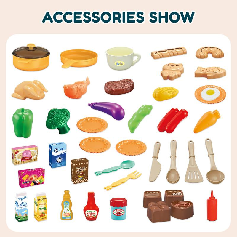 Children's Kitchen Playset: Pretend Play Toys for Boys and Girls