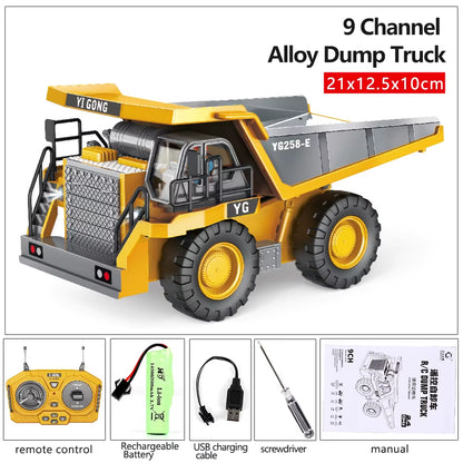 Ultimate Remote Control Excavator & Dump Truck Set - Fun Electric Construction Toys for Kids!