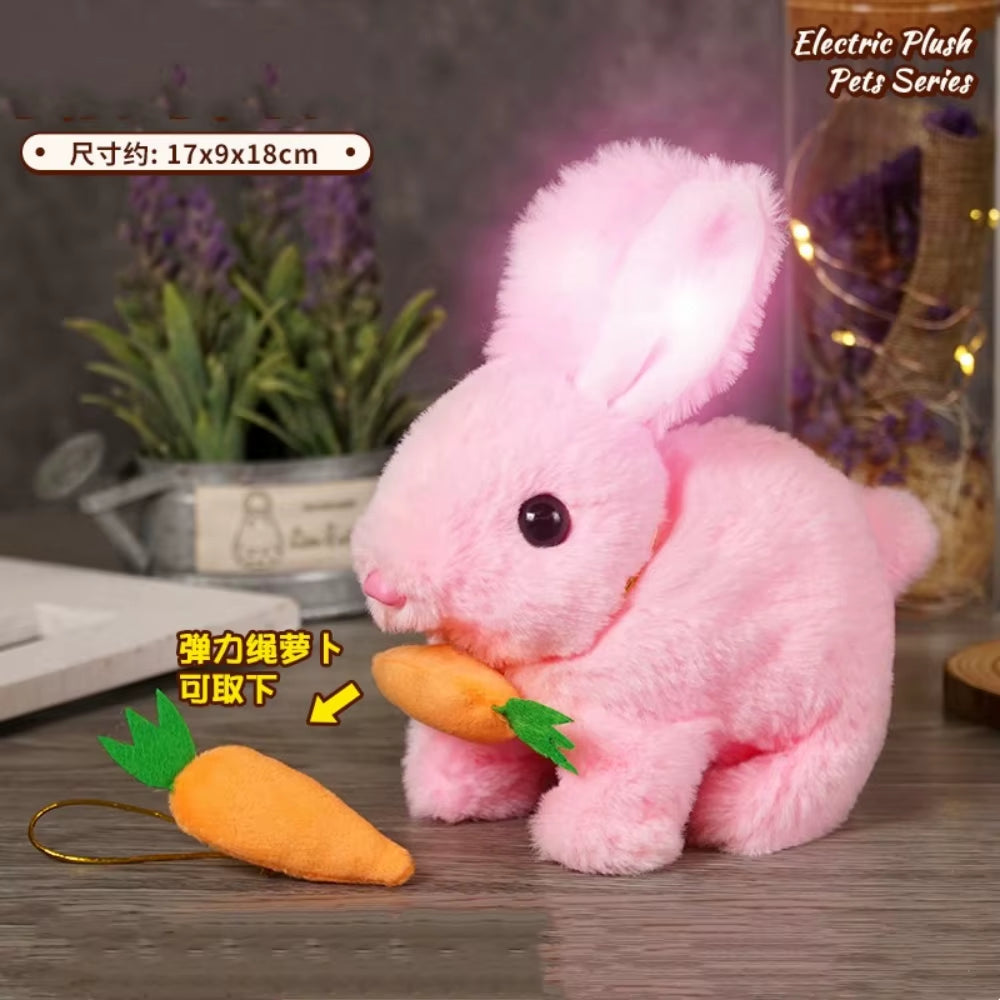 Interactive Electronic Rabbit Plush Toy with Music and Movement - Ideal Easter Gift for Children
