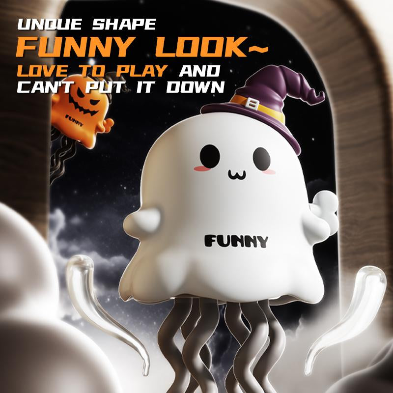 2025 Halloween Dancing Ghost Toys and Magical Cornspring Slide Christmas Elk Wind-Up Twist Toys - Creative Fidget Sensory Toys for Kids' Party Favors and Educational Use