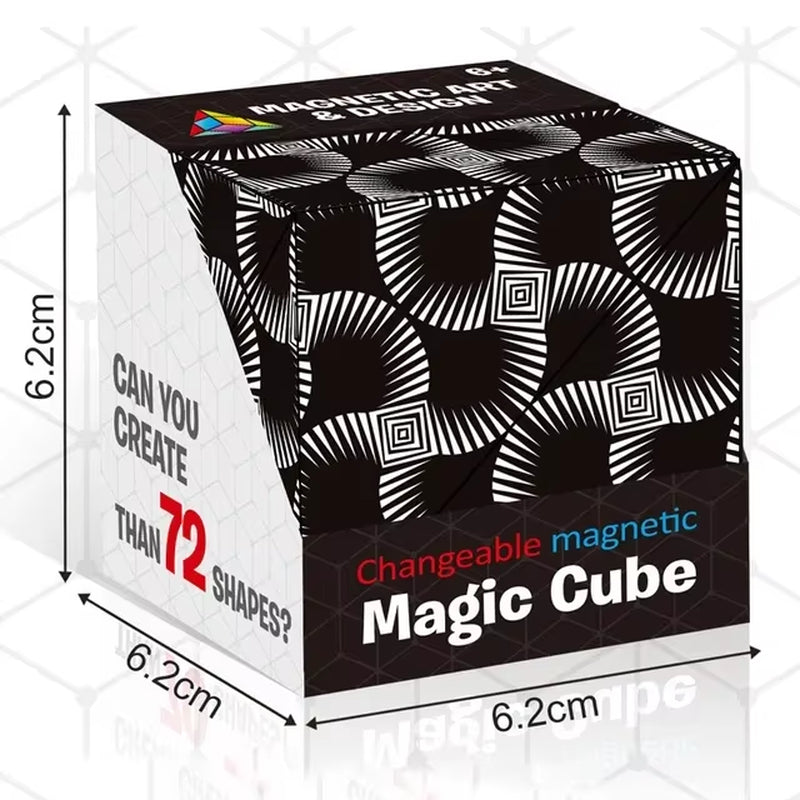 Transform Your Mind with the Infinite Cosmic Magnetic Cube Puzzle - Shasibo Fidget Toy for Ultimate Stress Relief