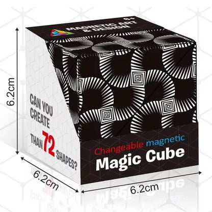 Transform Your Mind with the Infinite Cosmic Magnetic Cube Puzzle - Shasibo Fidget Toy for Ultimate Stress Relief