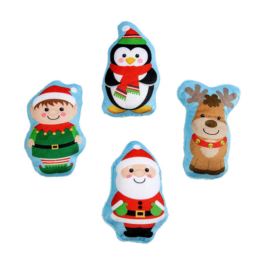 Delightful Plush Christmas Character Assortment - 50 Festive Toys for Kids!