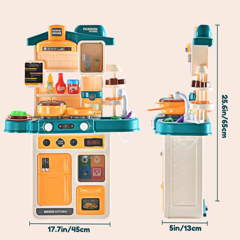 Children's Kitchen Playset: Pretend Play Toys for Boys and Girls