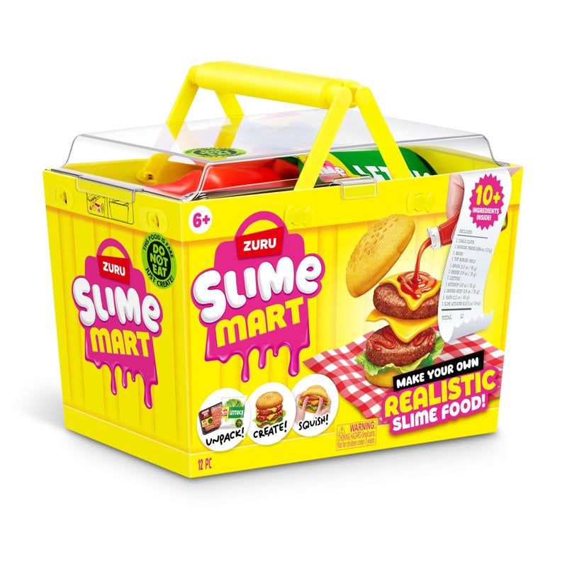 ZURU Slime Mart Small Basket - Soft Slime Making Kit for Kids and Kidults, Ideal Arts & Crafts Toy for Ages 6-10, Perfect Gift for Boys and Girls, Fidget and Sensory Toy