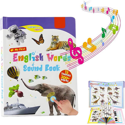 First English Words Sound Book for Early Language Development in Babies and Toddlers