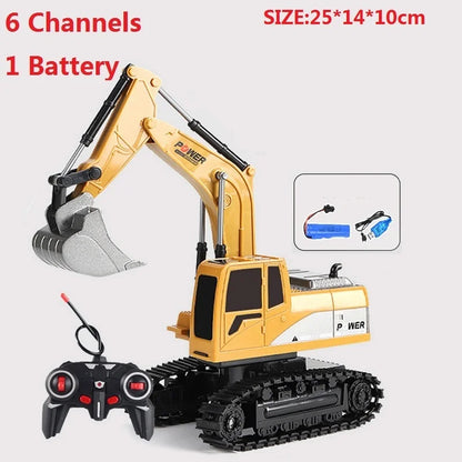 Ultimate Remote Control Excavator & Dump Truck Set - Fun Electric Construction Toys for Kids!