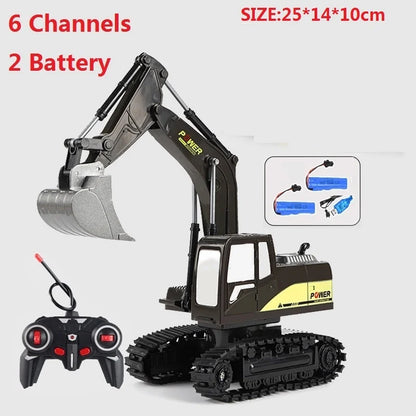 Ultimate Remote Control Excavator & Dump Truck Set - Fun Electric Construction Toys for Kids!