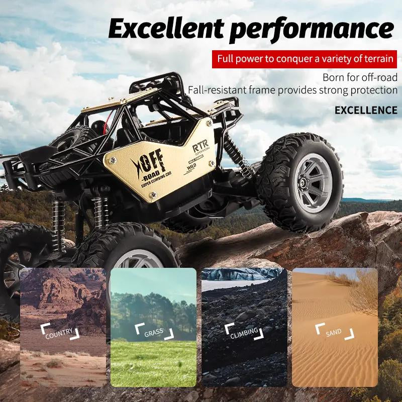 Unleash the Adventure: 1:20 All-Terrain Electric RC Car with LED Lights & Shock Absorbers - The Ultimate High-Speed Remote Control Vehicle for Kids Ages 3-8!
