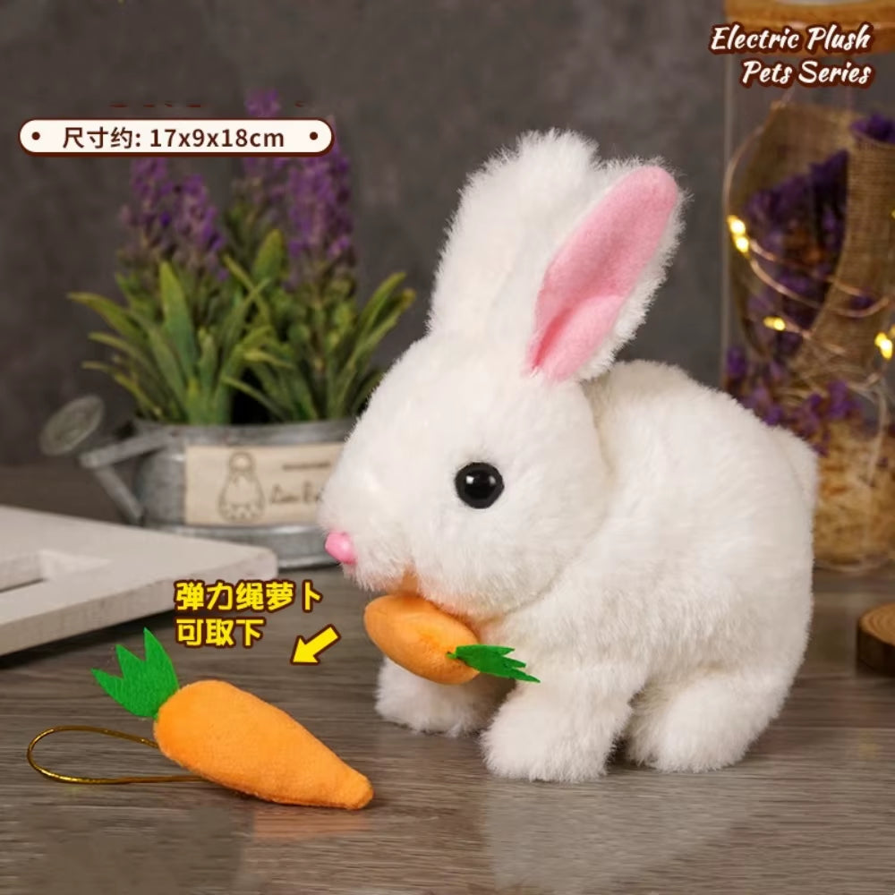 Interactive Electronic Rabbit Plush Toy with Music and Movement - Ideal Easter Gift for Children