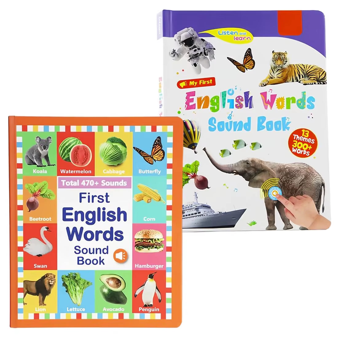 First English Words Sound Book for Early Language Development in Babies and Toddlers
