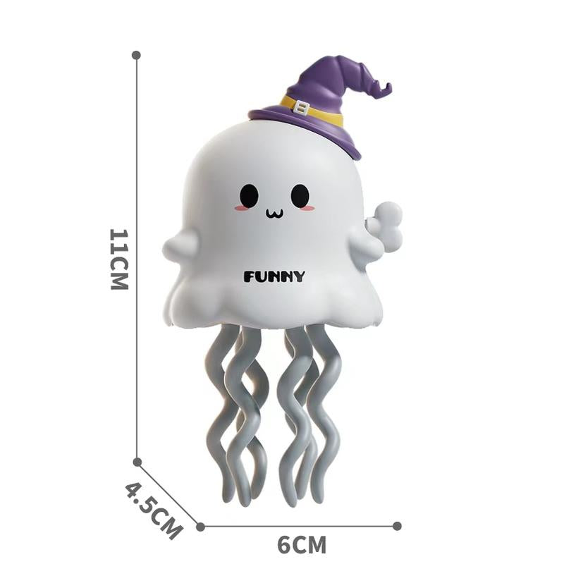 2025 Halloween Dancing Ghost Toys and Magical Cornspring Slide Christmas Elk Wind-Up Twist Toys - Creative Fidget Sensory Toys for Kids' Party Favors and Educational Use