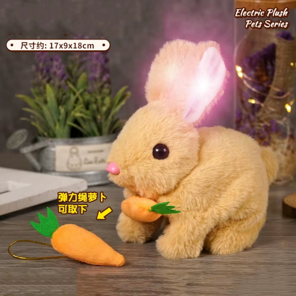 Interactive Electronic Rabbit Plush Toy with Music and Movement - Ideal Easter Gift for Children